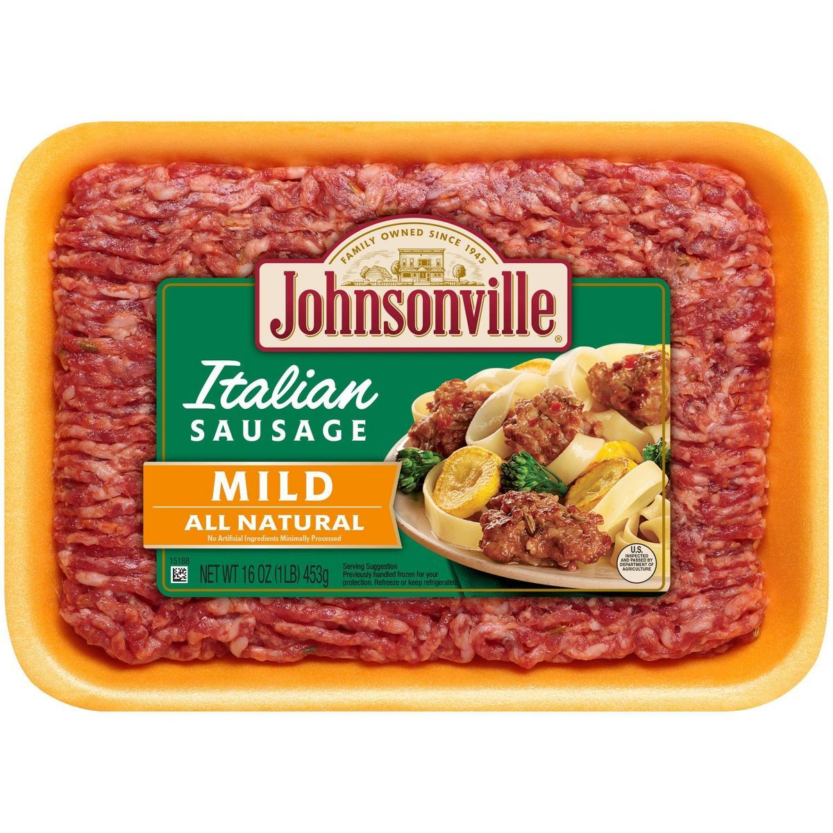 Johnsonville Mild Italian Ground Sausage - 16oz | Target