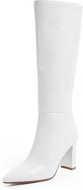 Modatope Knee High Boots Women Riding Boots for Women Tall Boots Long Boots Calf High Boots GoGo ... | Amazon (US)