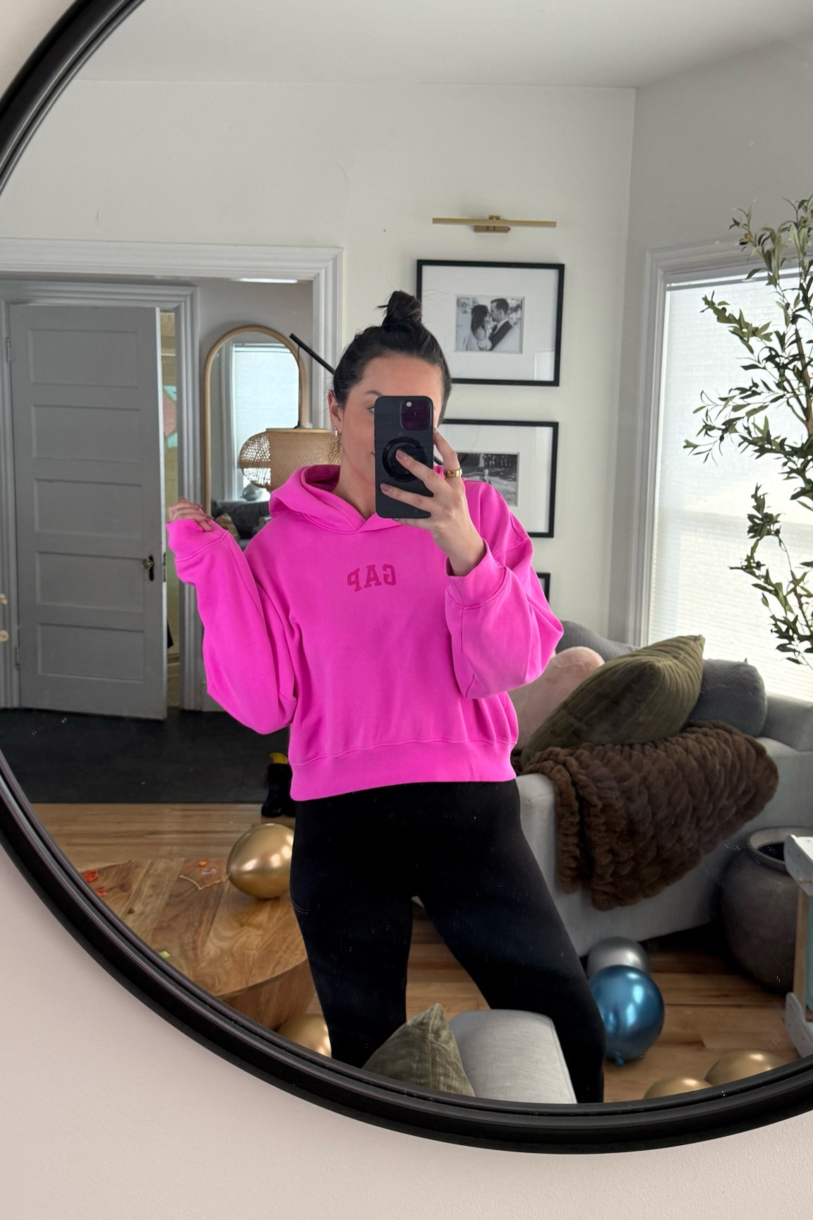Valentines outfit at home. Casual outfit. Hoodie. Hot pink. Bright pink. Athleisure. Spring outfit. Travel outfit. GAP find

#LTKFindsUnder100 #LTKStyleTip #LTKTravel