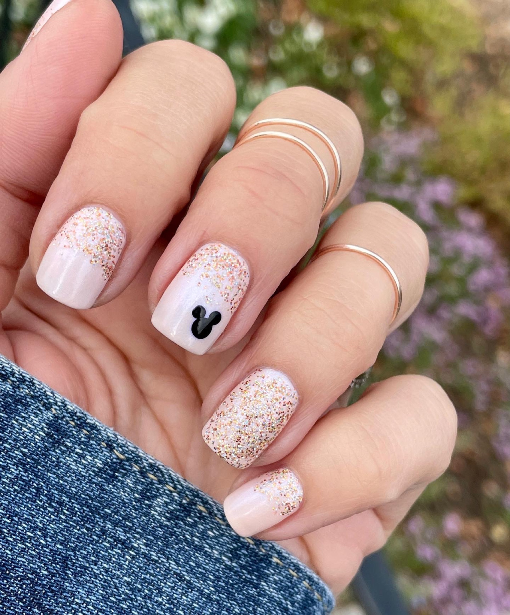 Disney day mani! Recreate this look using Rose Valley, Pink Goldfish, Obvi, E+M and top coat all by Olive & June!

#LTKSeasonal #LTKHoliday #LTKbeauty