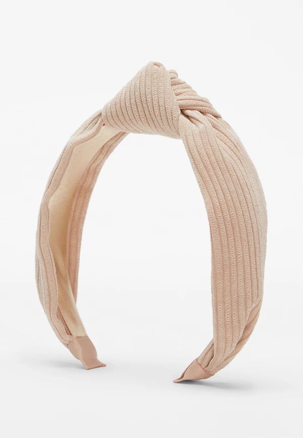 Girls Taupe Knotted Headband | Maurices