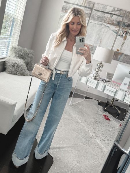 Trending NOW >>> CUFFED DENIM✨️✨️ Make your legs look miles long with this trending denim silhouette!

#LTKover40 #LTKstyletip #LTKitbag