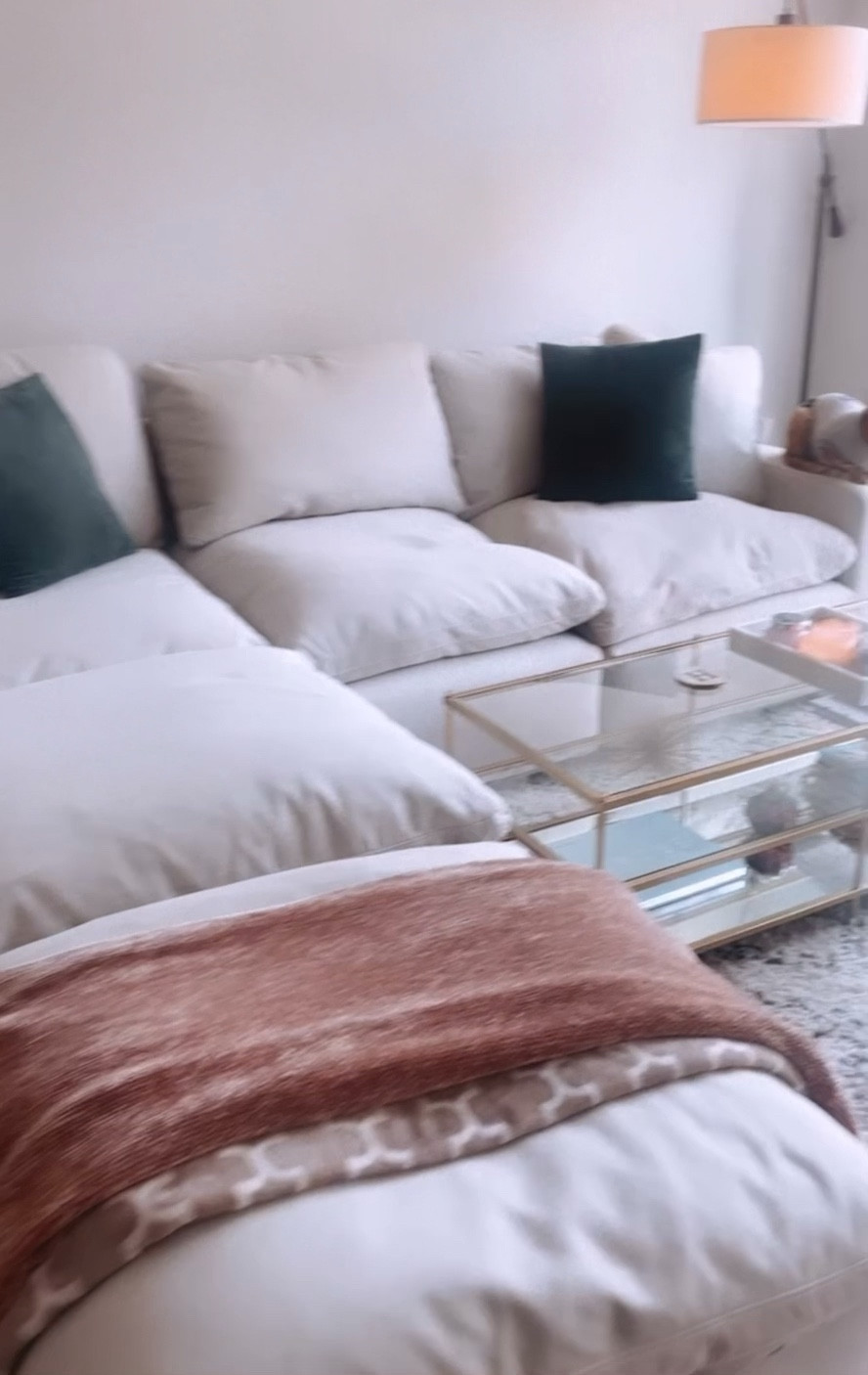 Shop my living room now. Ivory / white cloud dupe sofa from Ashley Furniture with West Elm coffee and end end table

#LTKfamily #LTKCyberweek #LTKhome