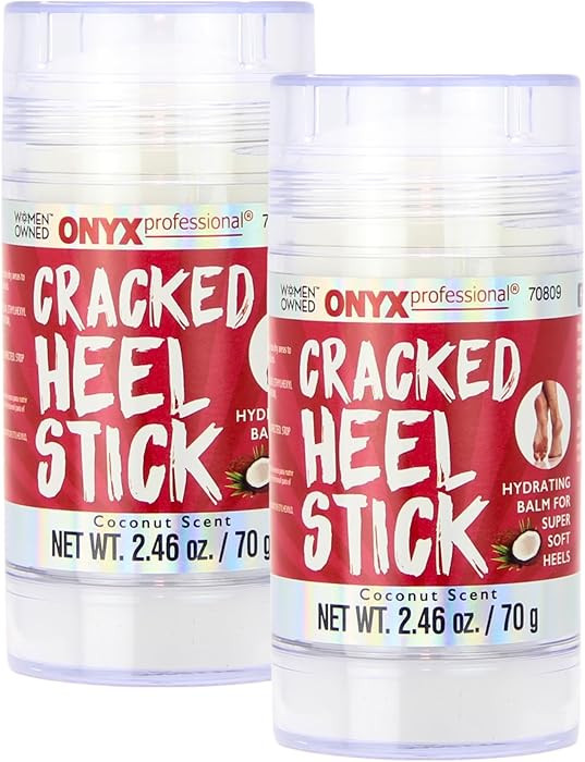 Onyx Professional Cracked Heel Repair Balm Stick for Dry Cracked Feet Treatment, Coconut Scent, 2... | Amazon (US)