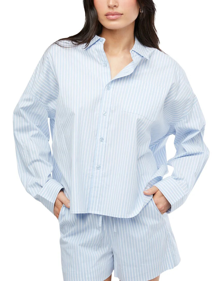WeWoreWhat Cropped Button Front Shirt | Shop Simon