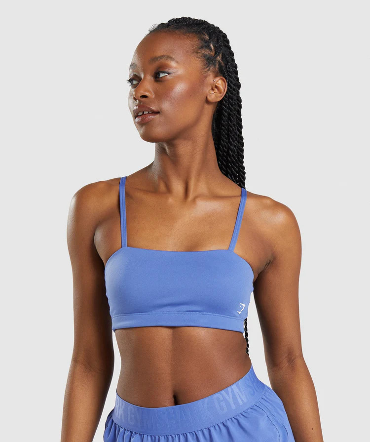Gymshark Bandeau Sports Bra - Court Blue | Gymshark (Global)