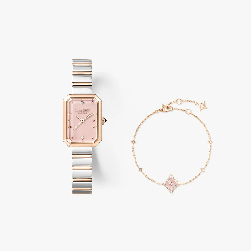 Ms. Lola Quartzite Jade Watch & Bracelet Gift Set | Lola Rose