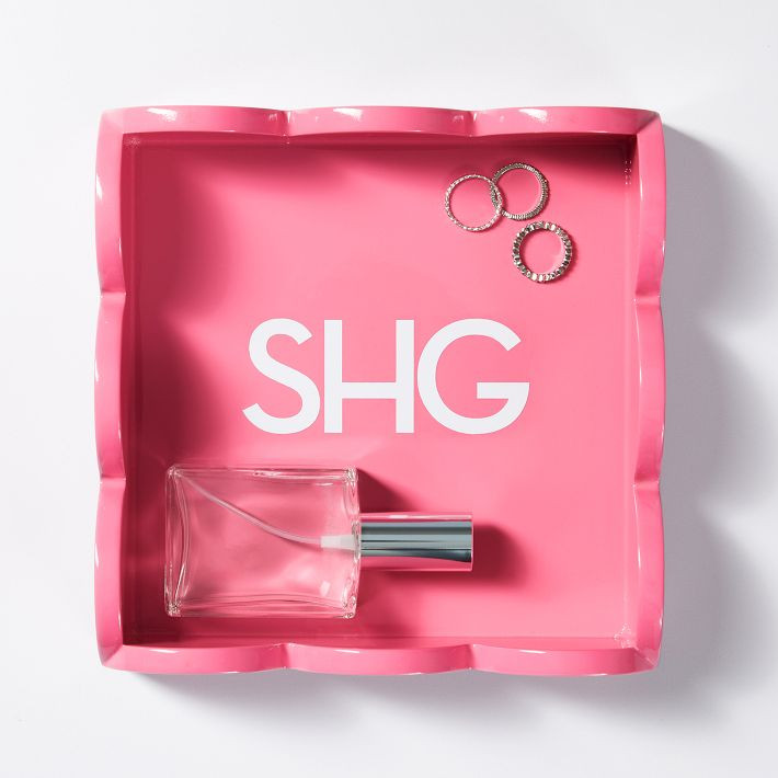 Scalloped Lacquer Mini Tray | Mark and Graham