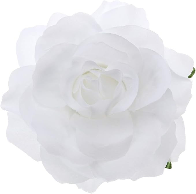 NUOLUX Fleurs Roses Fleurs Artificielles Pinces à Cheveux en Épingle à Cheveux Grande Fleur Br... | Amazon (FR)