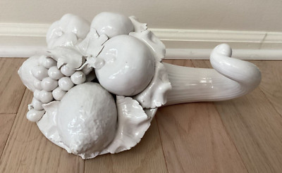 Italian White Ceramic Cornucopia  | eBay | eBay US