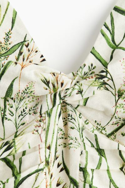 Linen-blend Strappy Dress | H&M (US + CA)