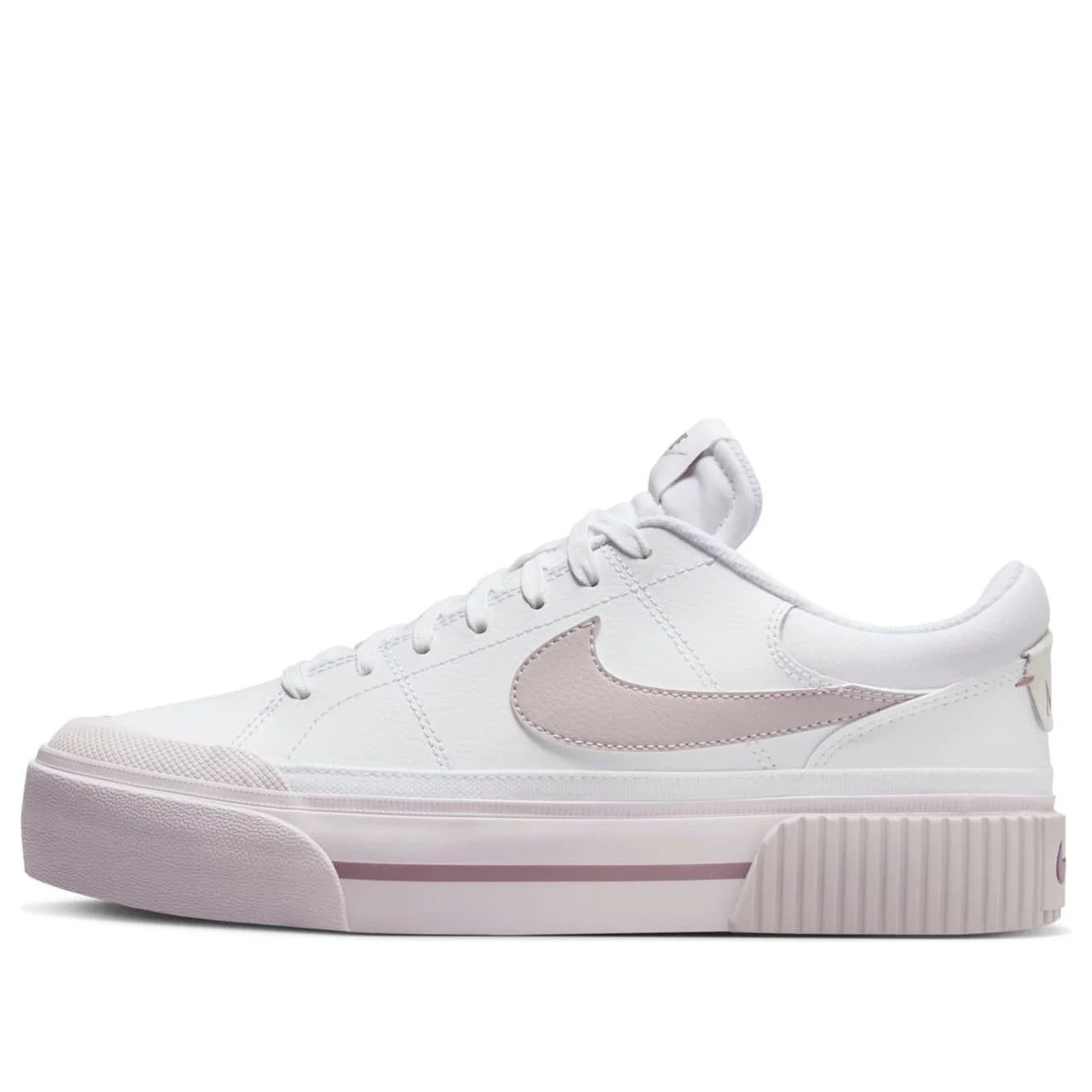 (WMNS) Nike Court Legacy Lift 'White Smokey Mauve' DM7590-105 | KICKS CREW
