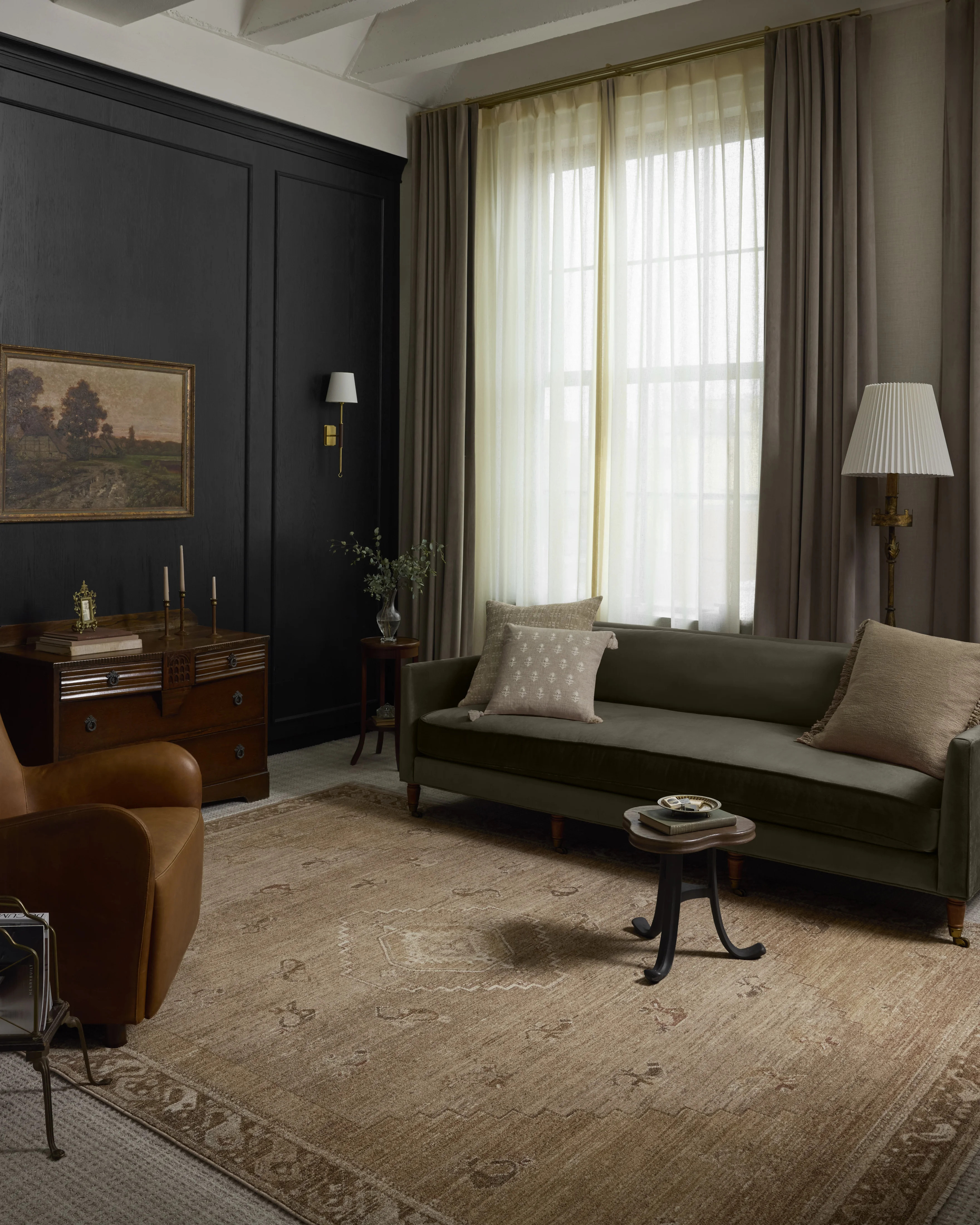 Magnolia Home by Joanna Gaines x Loloi Storrie Spice / Beige Area Rug | Wayfair | Wayfair North America