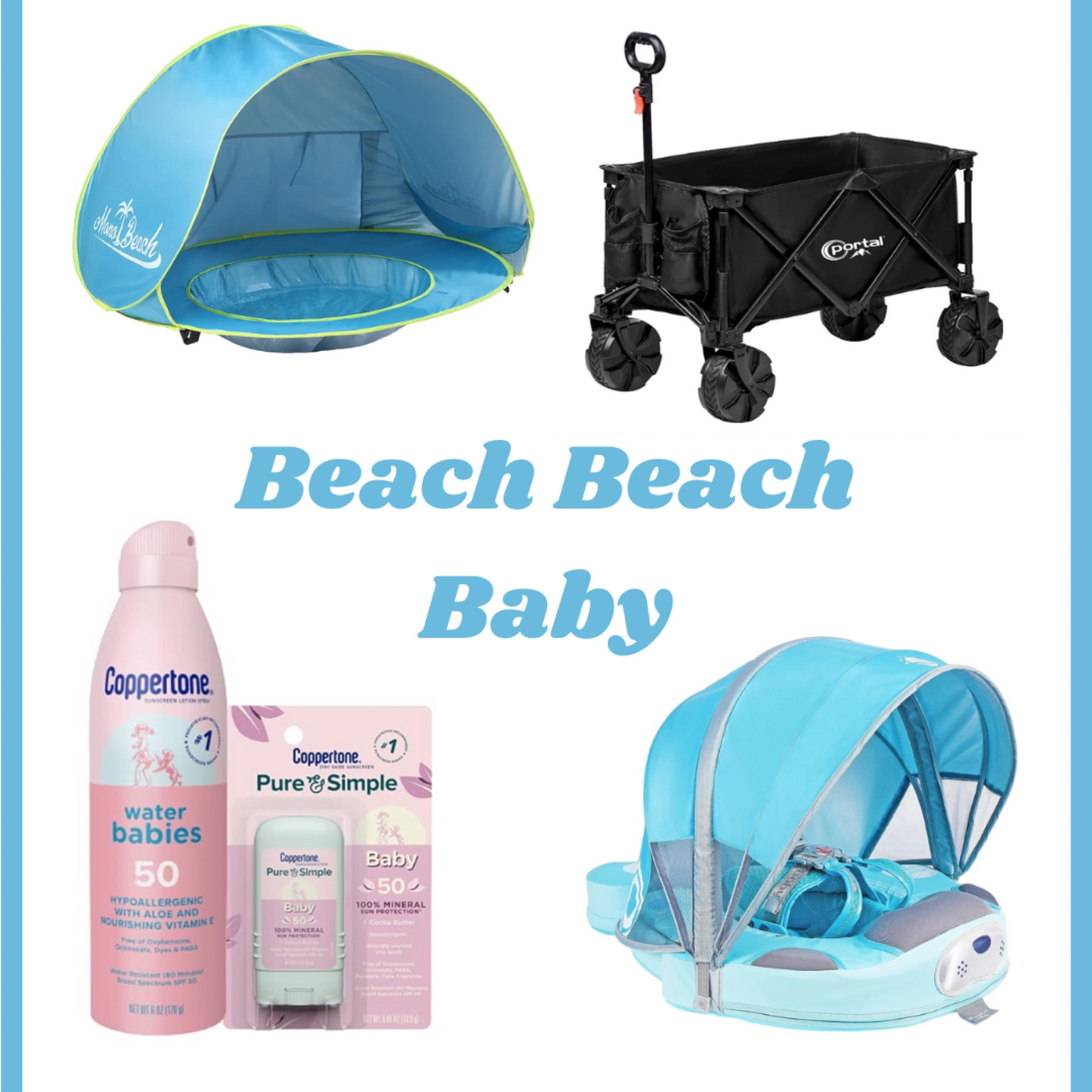 We would not have survived our recent beach trip without these items! #beach #beachbaby #vacation #wagon 

#LTKkids #LTKSeasonal #LTKswim