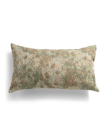 14X24 Fisher Flora Tapestry Oblong Pillow, Polyester | TJ Maxx