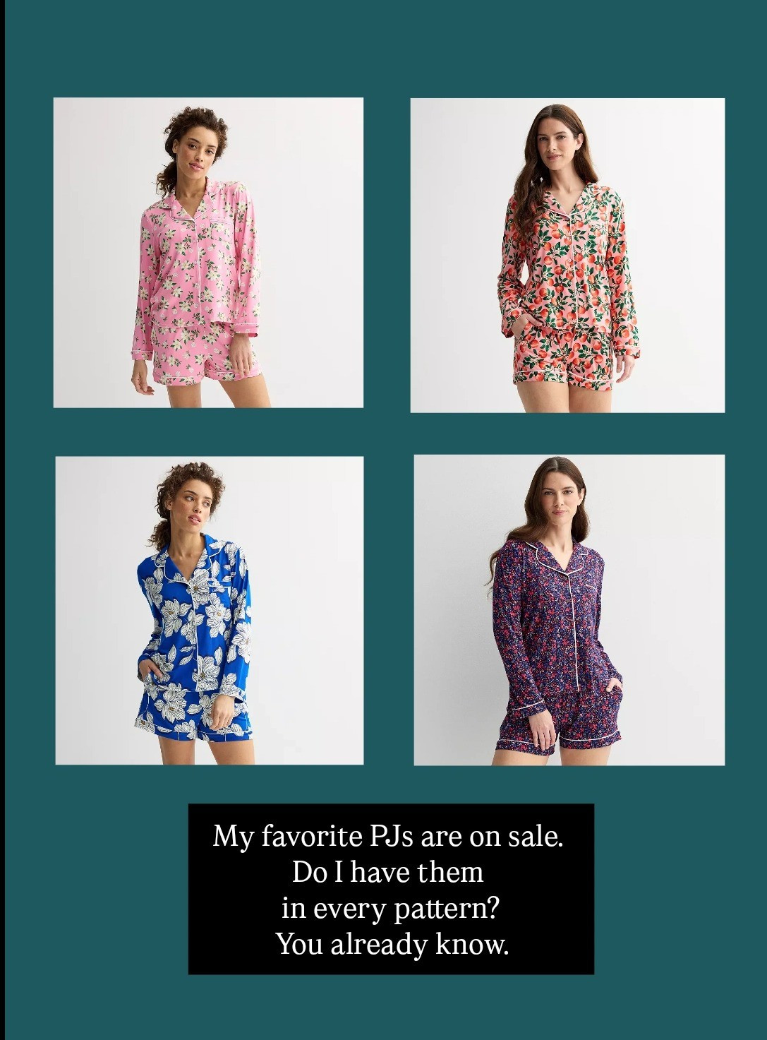  My favorite Draper James pajamas are on sale for $27. They are super soft and comfy and wash well. Loved them so much I was bummed when they were in the wash. Slowly ended up collecting all four. 😃

#LTKSaleAlert