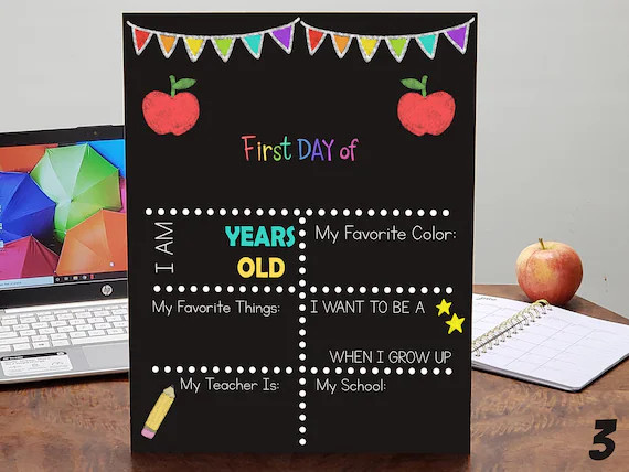 First Day of School Back to School Personalized Sign for - Etsy | Etsy (US)