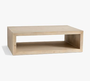 Open Box: Folsom Grand Coffee Table, Desert Pine | Pottery Barn (US)