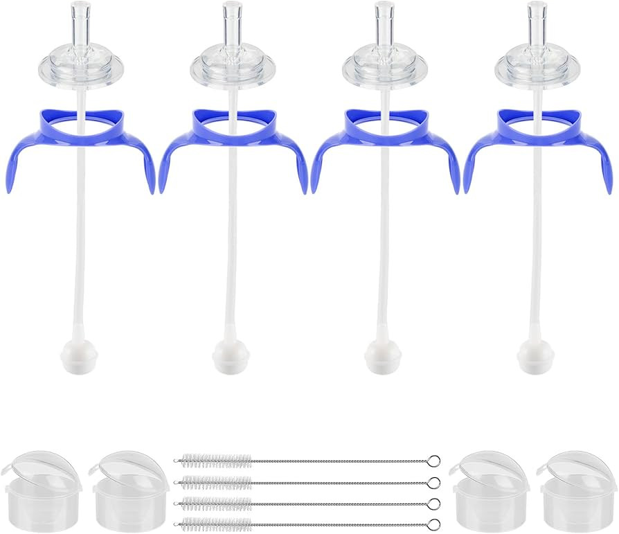Straw Cup Conversion Kit for Lansinoh Baby Bottles,Straw Cup Transition Kit with Weighted Straw, ... | Amazon (US)