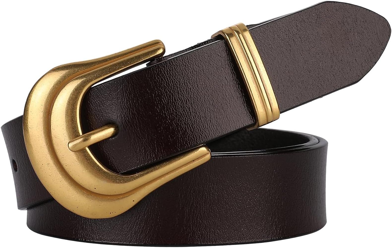 ALAIX Women's Western Belt for Jeans, Silver and Gold
Leather
 | Amazon (US)