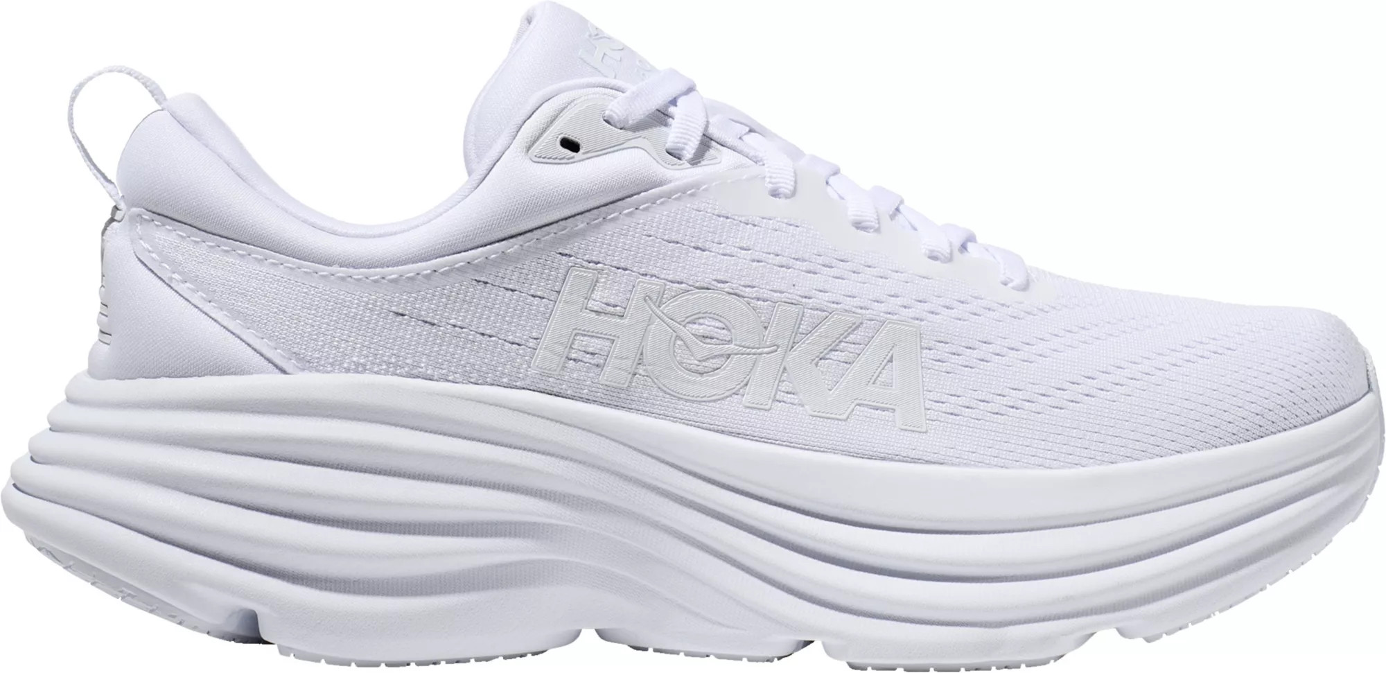 HOKA Women's Bondi 8 Running Shoes, White | Public Lands