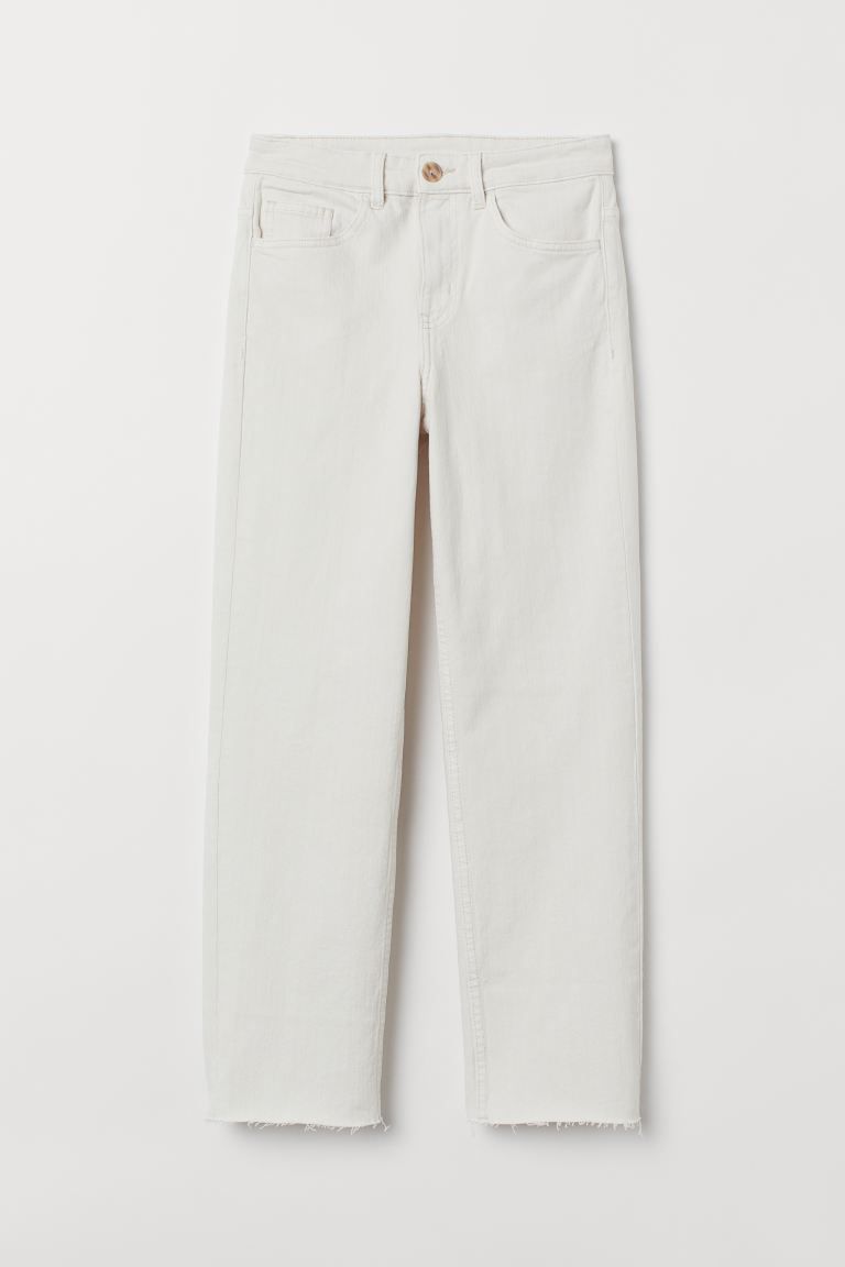Straight High Ankle Jeans | H&M (DE, AT, CH, NL, FI)