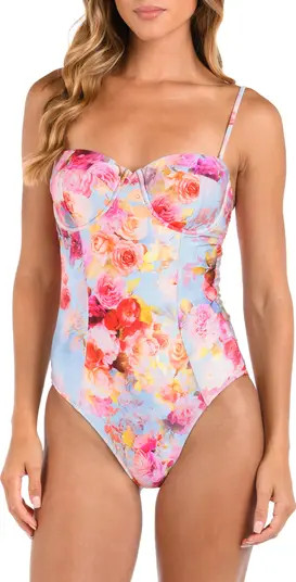 L'AGENCE Amie Soft Clound Underwire One-Piece Swimsuit | Nordstrom | Nordstrom