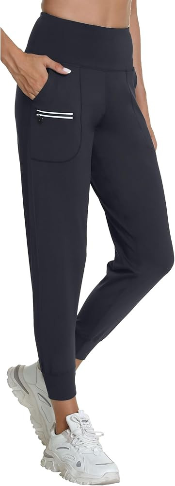 Women's Workout Joggers with Pockets-Quick Dry Lounge Leggings Pants for Hiking Yoga and Running | Amazon (US)