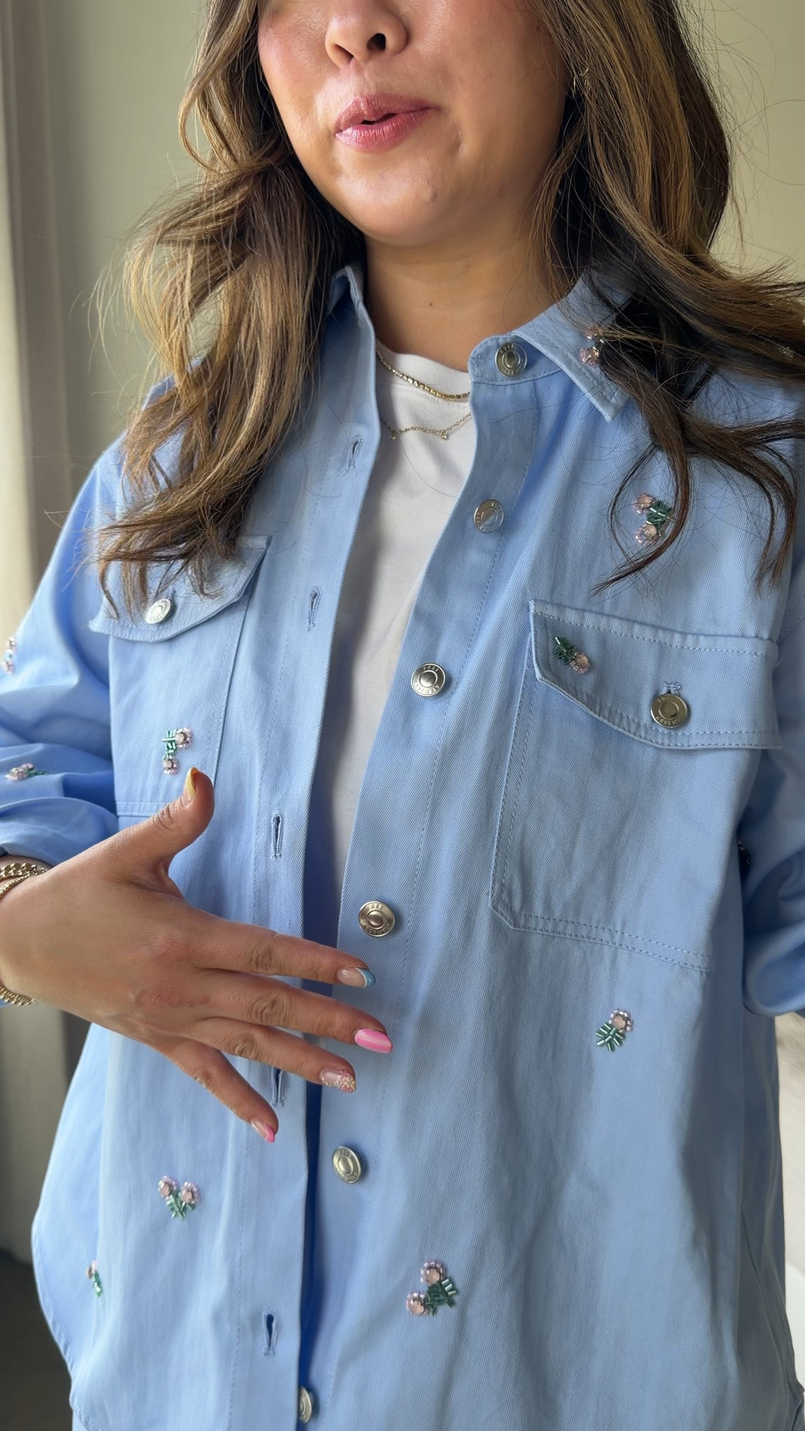 Walmart Fashion
Embellished Button Down: Medium
Pants: 6