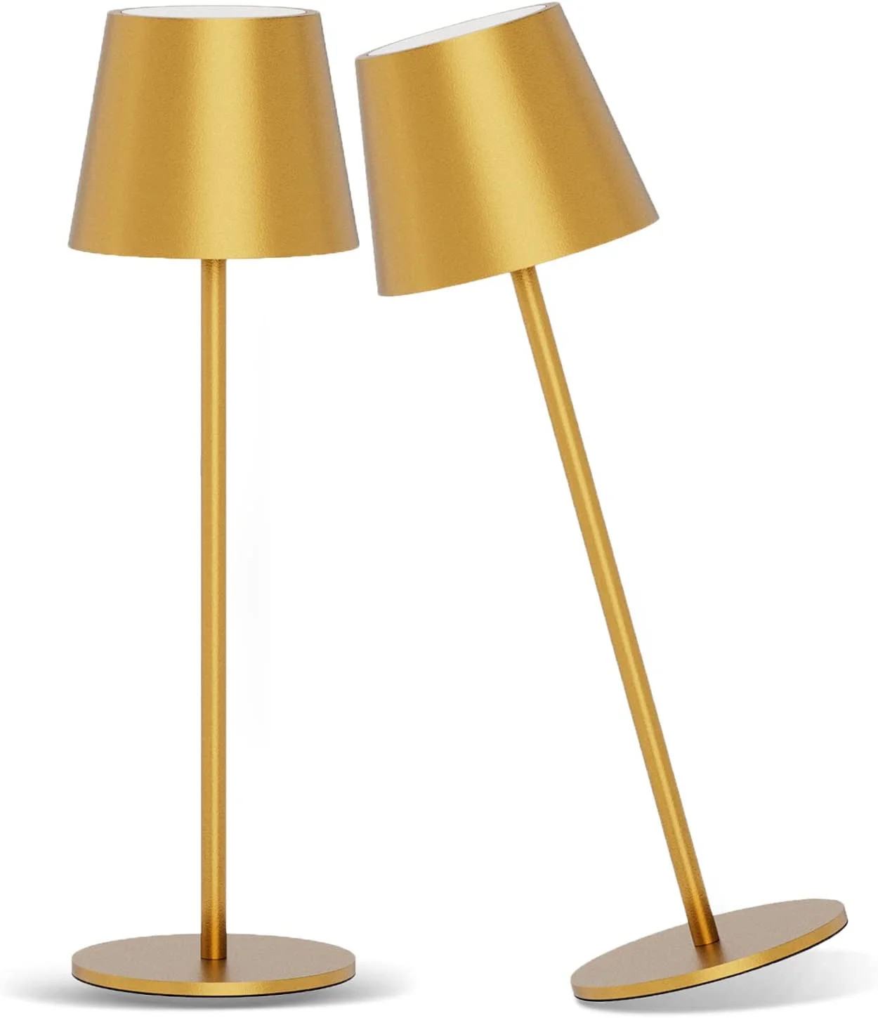 Ralbay 2 Pack Rechargeable LED Table Lamp,Portable Gold Outdoor Table Lamp Waterproof 3W 5000mAh ... | Walmart (US)