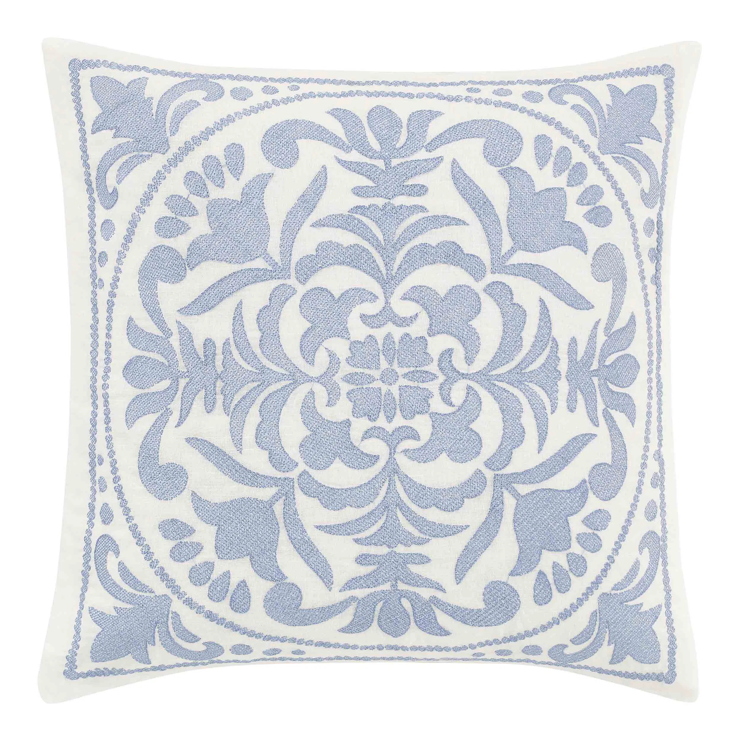 Laura Ashley Mila Blue Cotton Throw PillowSee More byLaura Ashley4.5Rated 4.5 out of 5 stars.73 R... | Wayfair North America
