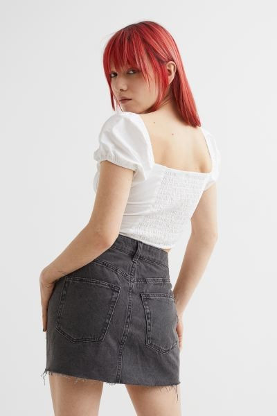 Bustier-style Crop Blouse | H&M (US + CA)