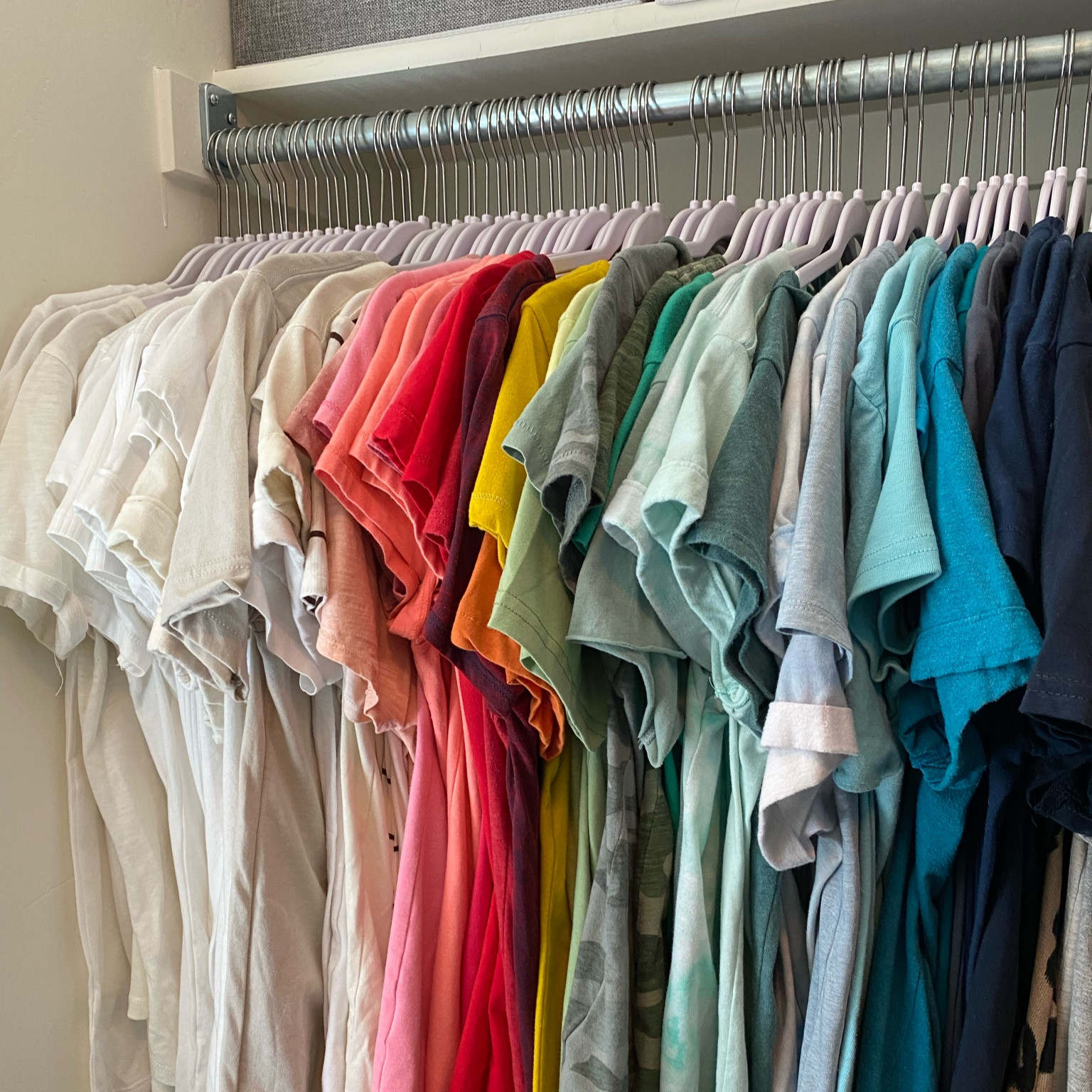 Matching hangers - get rid of the visual clutter!