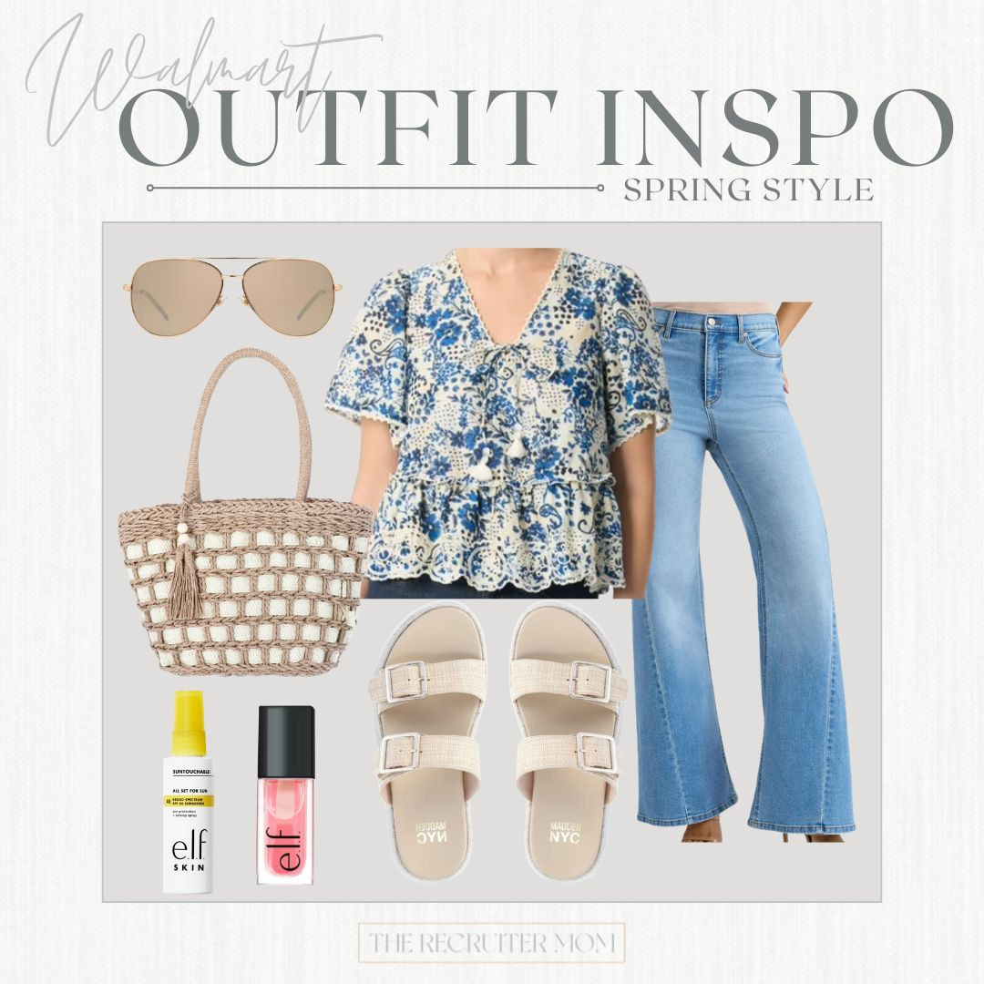 Floral peplum top + flared denim = a go-to spring outfit! All from Walmart. 

 

#LTKMidsize #LTKFindsUnder50 #LTKStyleTip