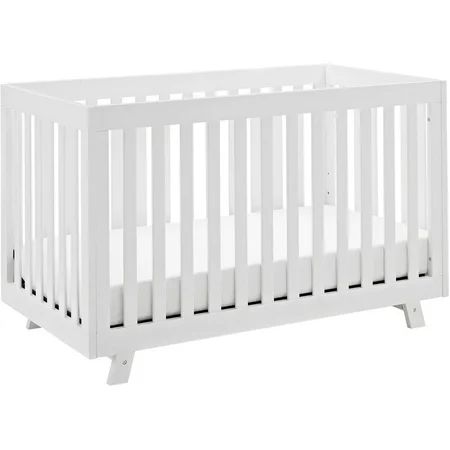Storkcraft Beckett 3 in 1 Convertible Baby Crib, White | Walmart (US)