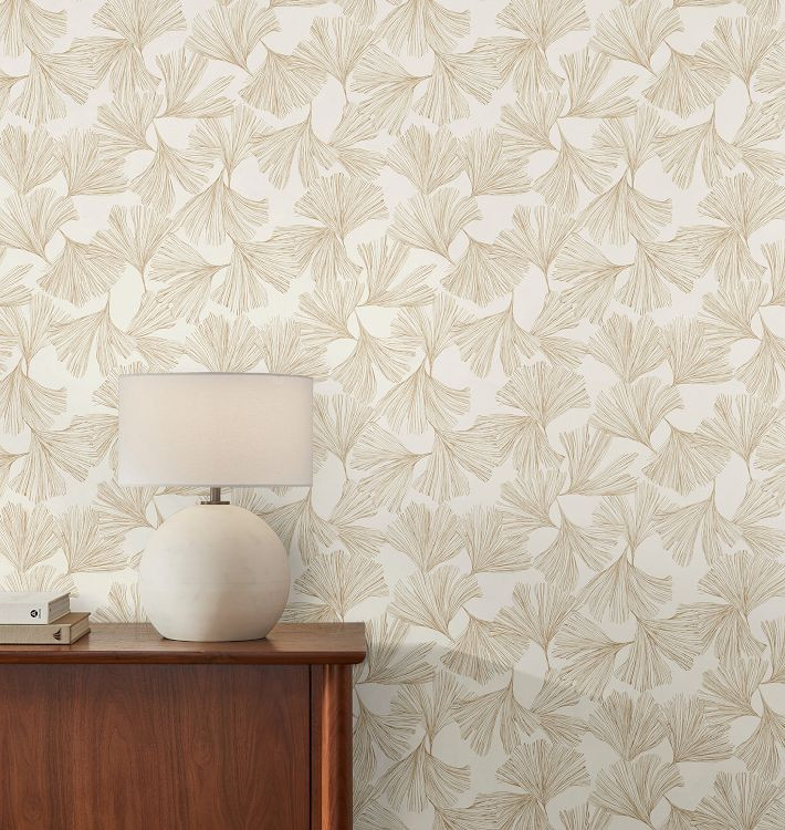 Gingko Toss York Wallpaper | Rejuvenation