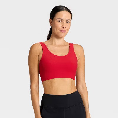 Women's Everyday Soft Medium Support Longline Sports Bra - All In Motion™ | Target