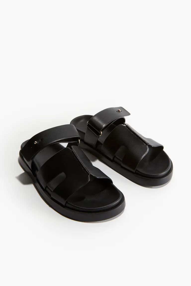 Sandals - Black - Ladies | H&M GB | H&M (UK, MY, IN, SG, PH, TW, HK)