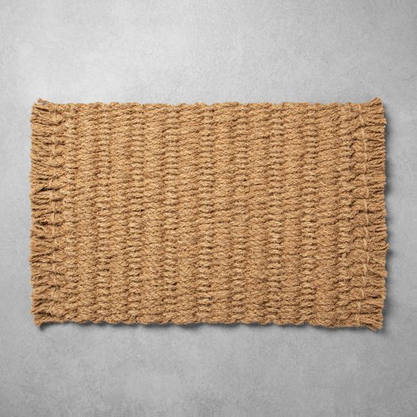 Oversized Braided Coir Doormat - Hearth & Hand™ with Magnolia | Target