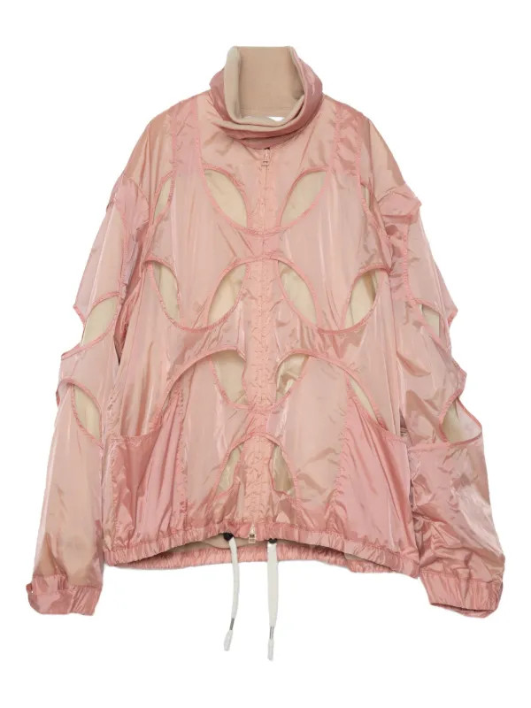 cut-out high-neck jacket | Farfetch Global