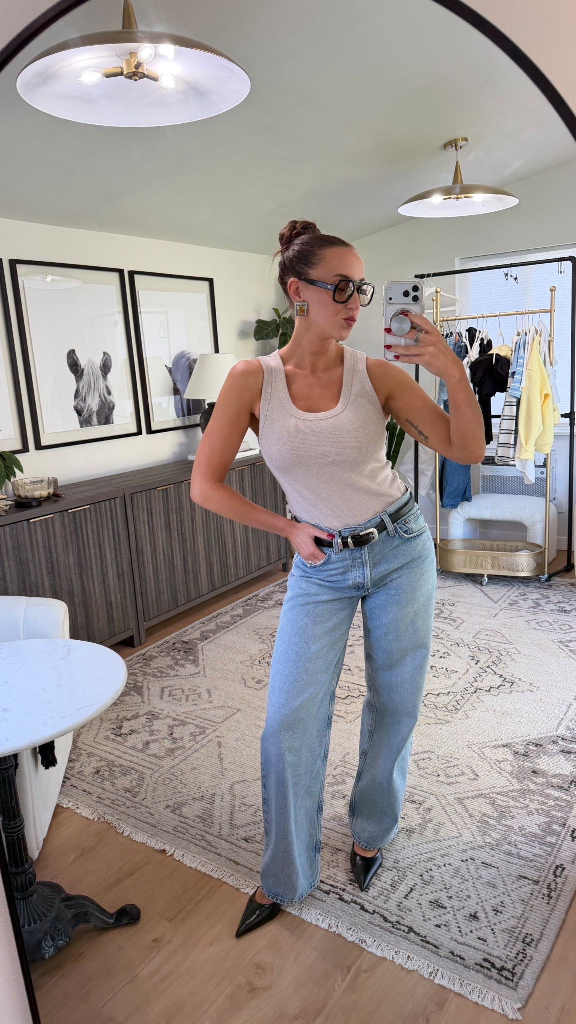 last minute date night outfit 🌼

Tank: M
Denim: 27 
Belt: M



#LTKootd #LTKSeasonal #LTKgrwm