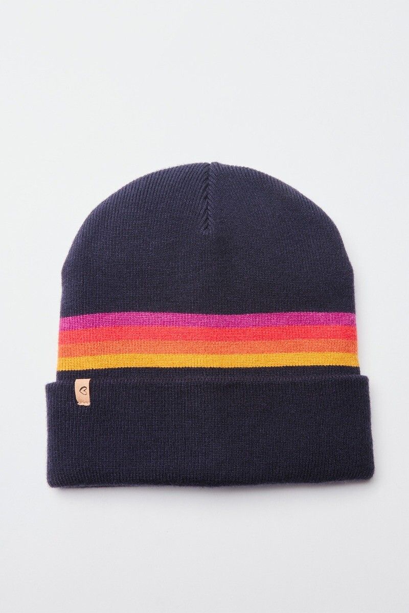 HARRIET ISLES Lena Striped Beanie | EVEREVE | Evereve