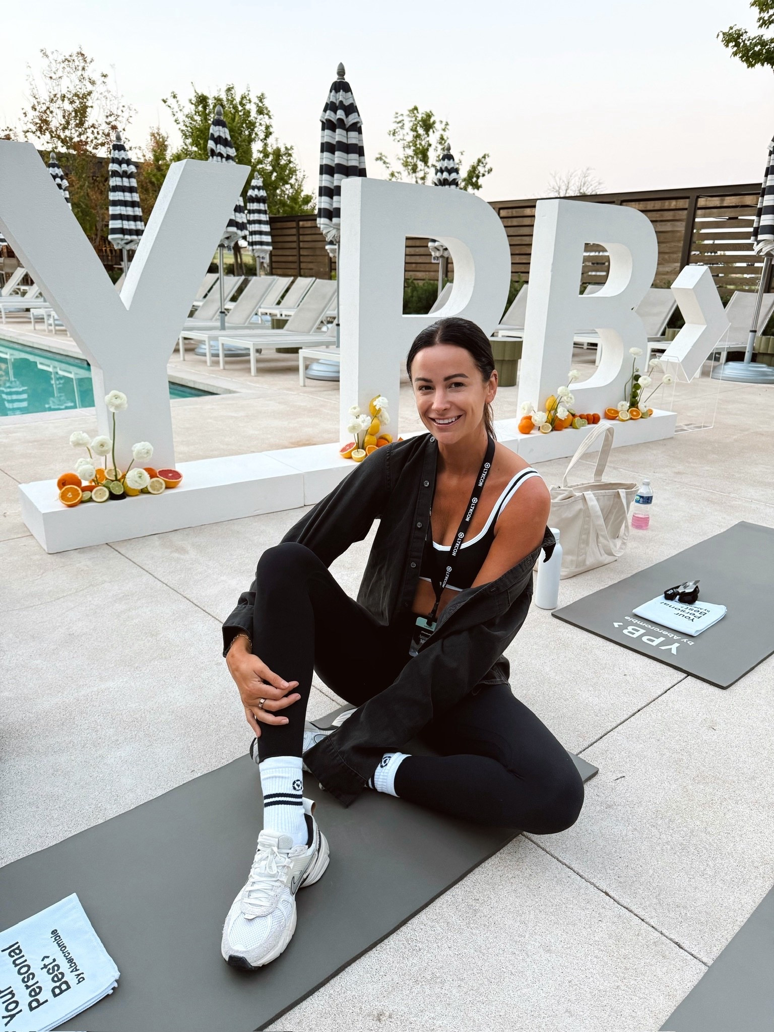 Early morning workout at LTKCON with Abercrombie YPB!! This set is so cute and comfortable! Perfect for working out or an active day! 

#LTKCon #LTKTall #LTKActive