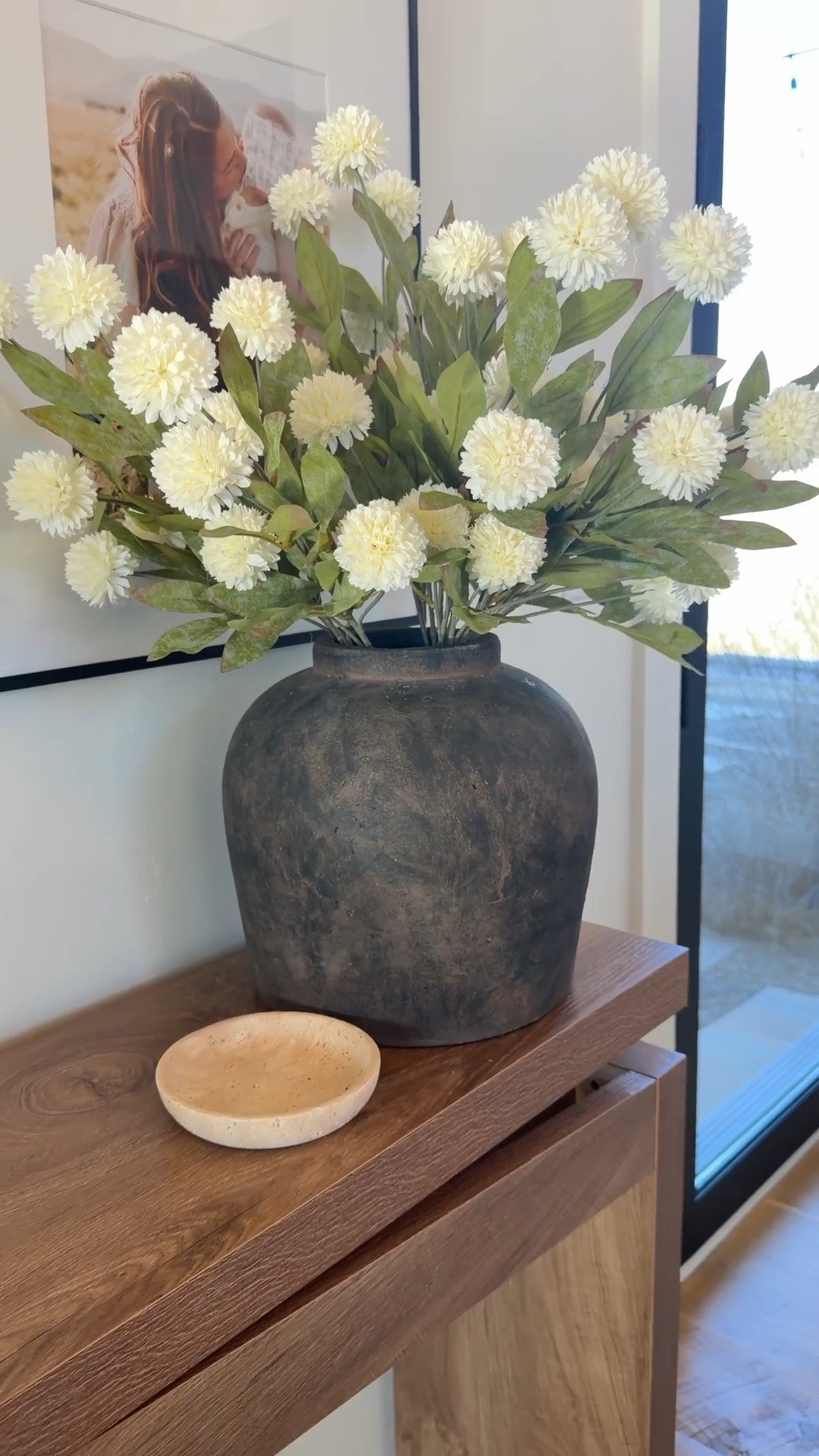 I love decorating with pieces that create a little contrast, and this moody vase does exactly that. It adds depth to lighter spaces without overpowering them, making everything around it feel a little more curated.

It's one of those decor finds that works in every room, so I never hesitate to move it around whenever I'm styling a new space.

#LTKHome #LTKvlog #LTKmomlife