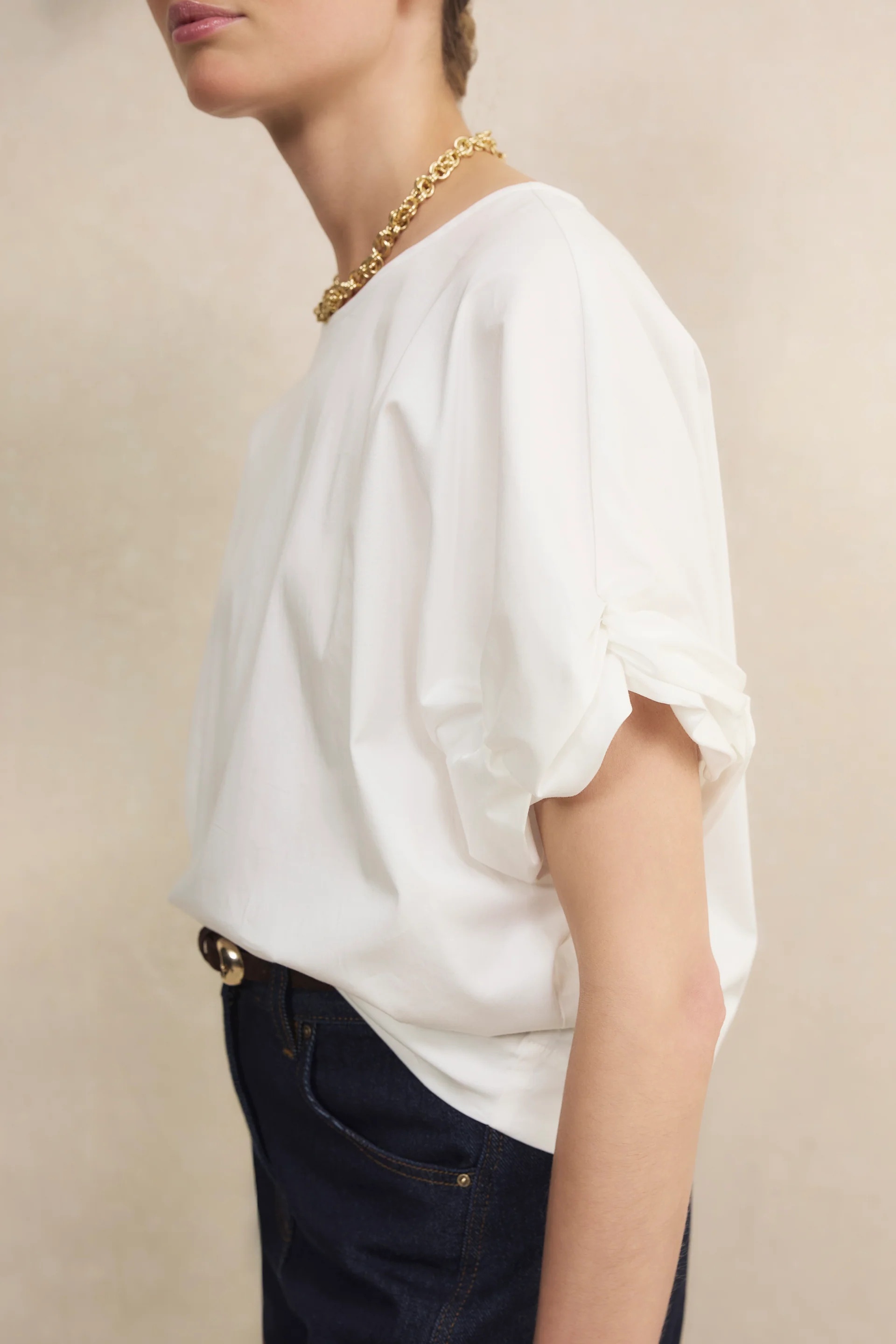 Cath x WYSE Charlotte Top - White | WYSE London