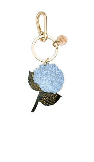 Solar Eclipse Hand-painted Hydrangea Bag Charm & Keychain in Baby Blue. | Revolve Clothing (Global)