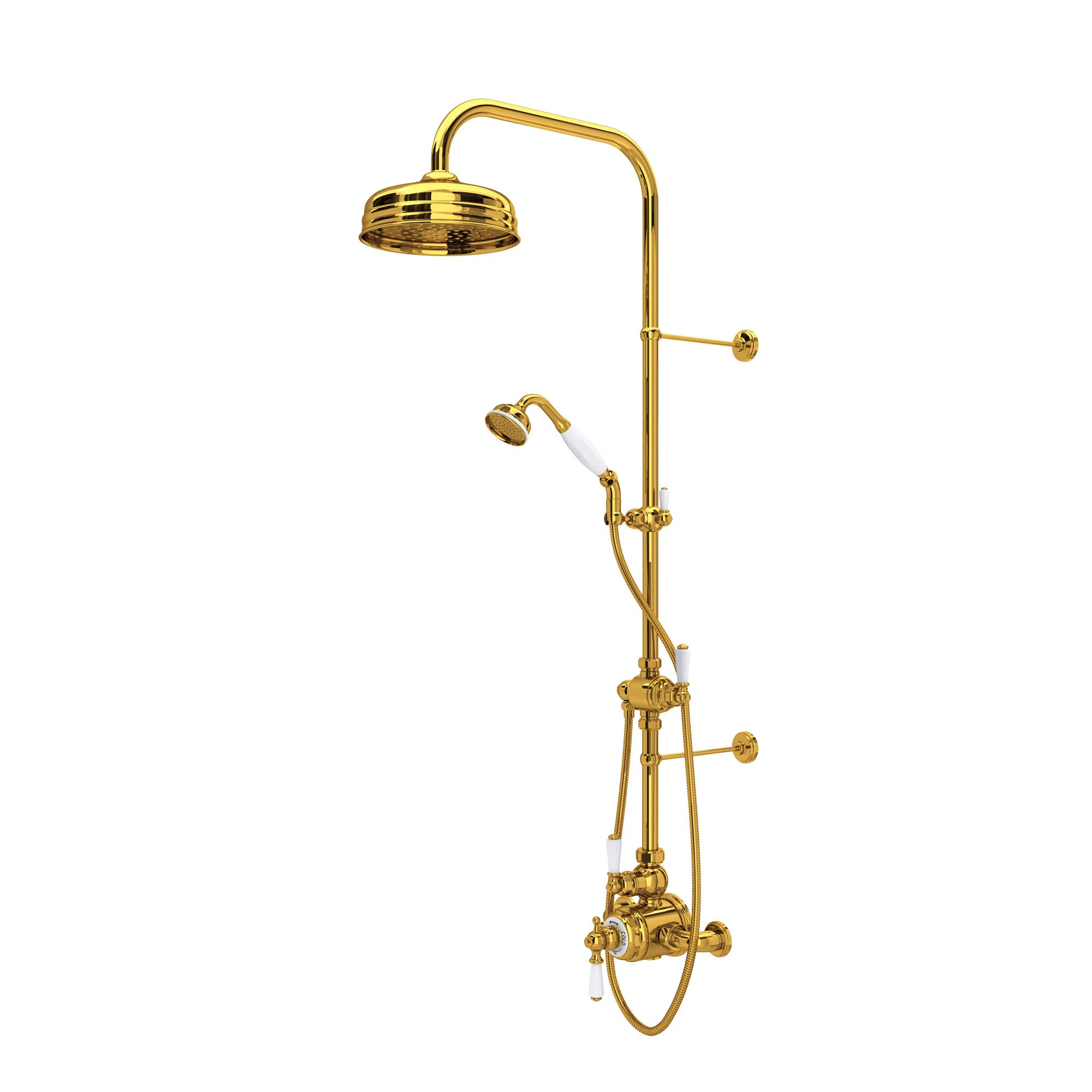 Edwardian™ 3/4" Thermostatic Shower System | Perigold