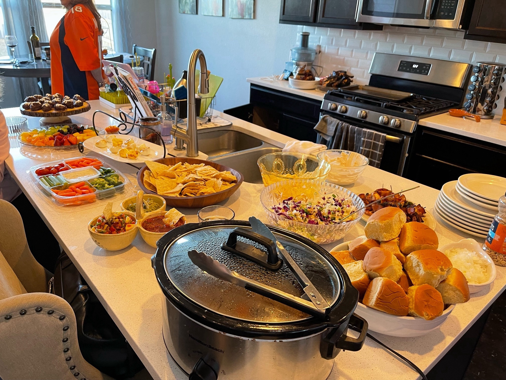 Are you ready for some football? And good food, the best commercials and Taylor swift? Haha the last one is a joke! 

I’ve grown up watching football my whole life so Super Bowl is like a second Christmas for me! 

Sharing some of my favorite Super Bowl serveware for alll the snacks!

Our Super Bowl food favorites are:
BBQ sliders (chicken or beef) in the slow cooker 
Wings in the air fryer
Peanut coleslaw
Soft pretzels with beer cheese
Chips with salsa, guac and queso
Potato chips and onion dip
Oreo cheesecake footballs

#LTKhome #LTKparties #LTKfamily