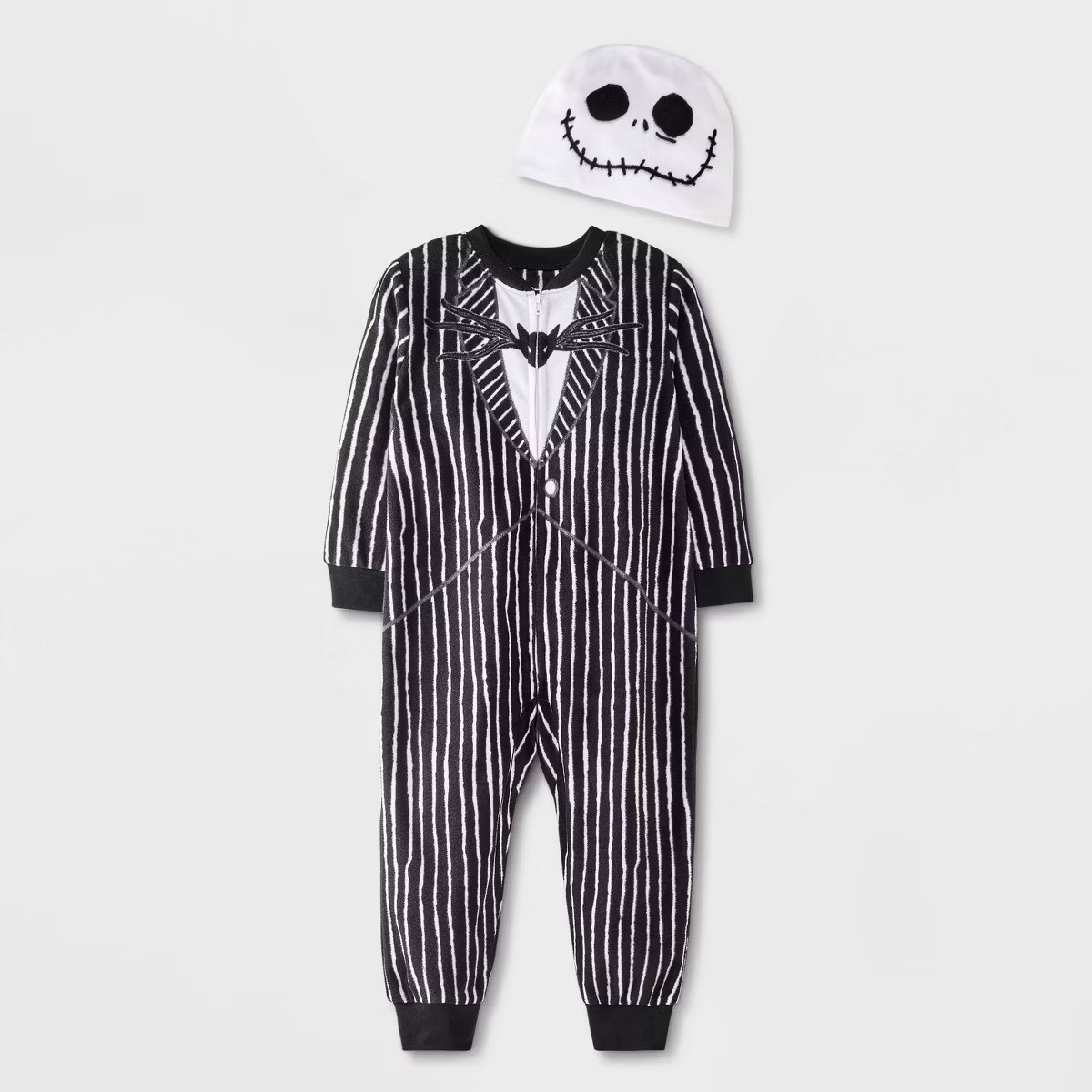 Toddler Boys' The Nightmare Before Christmas Jack Skellington Blanket Sleeper Footed Pajamas with... | Target