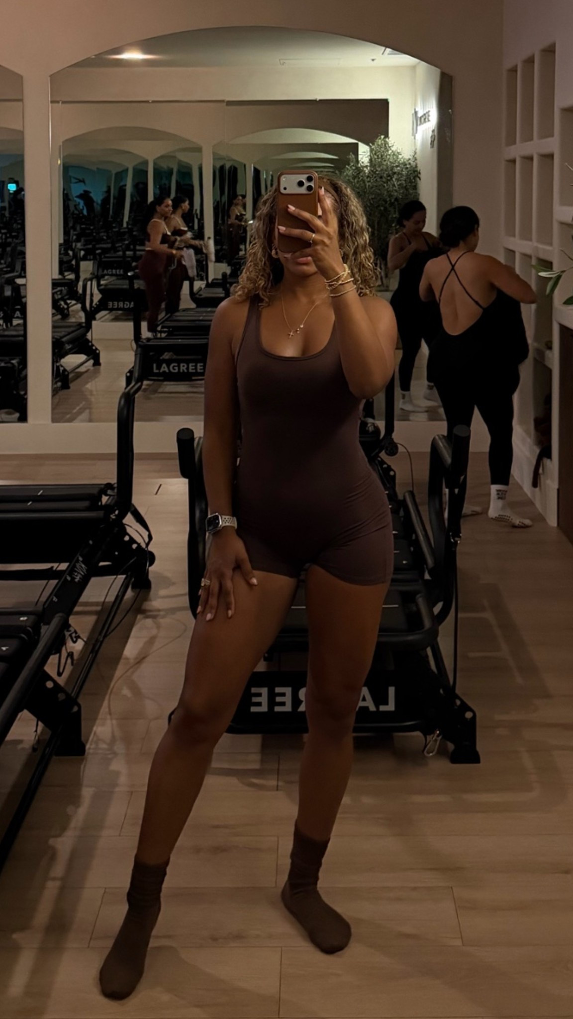 Perfect onesie for lagree or Pilates ! The back is open🫣🥰 (size S)

#LTKActive #LTKfitnessgoals #LTKootd